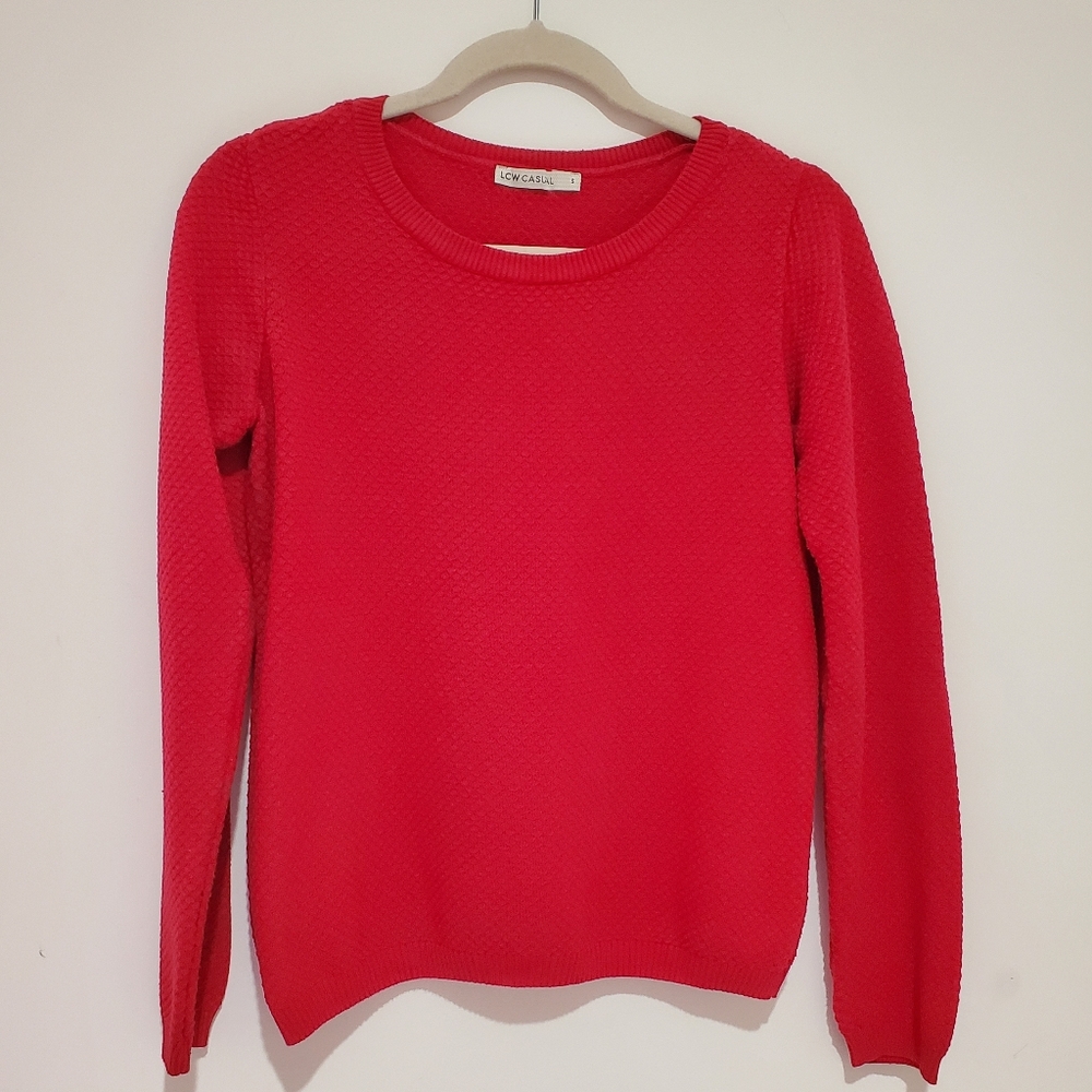 LC Waikiki Casual Red Women's Sweater